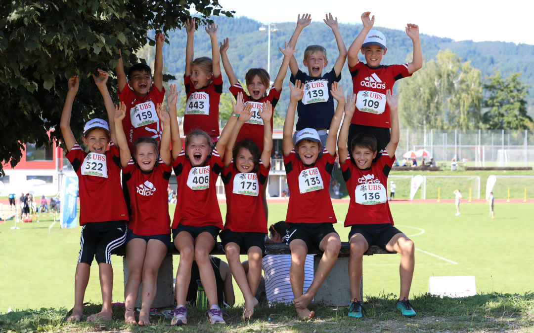 Unsere Jugend am Final des UBS-Kids-Cup und am Aargauer Final Swiss Athletics Sprint 2019